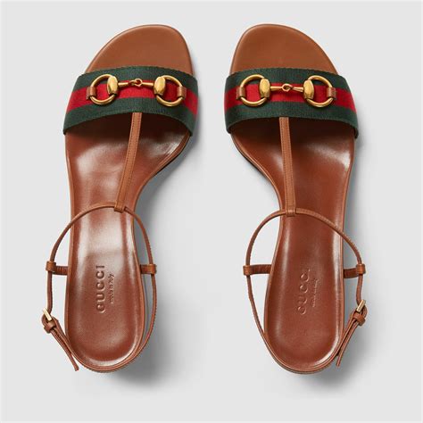 gucci brown sandals heel|Gucci sandals numeran marcus.